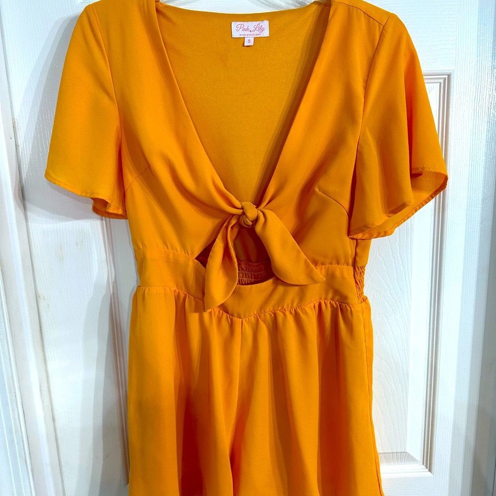 Cute romper from pink lily once worn once